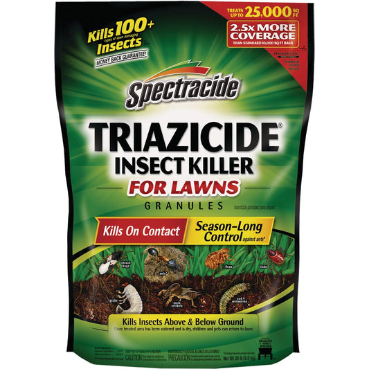 Spectracide Triazicide 20 Lb. Ready To Use Granules Insect Killer For Lawns