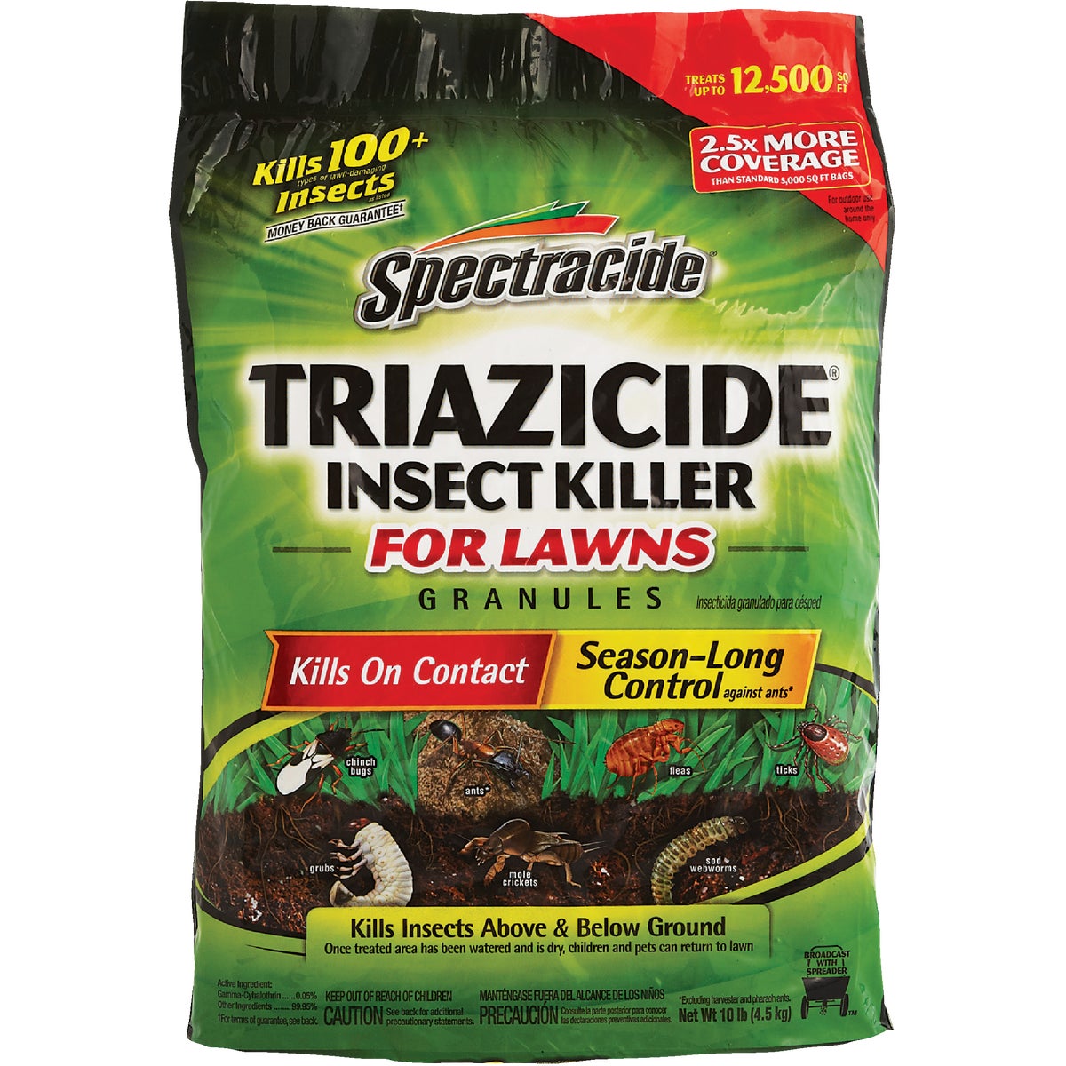 Spectracide Triazicide 10 Lb. Ready To Use Granules Insect Killer For Lawns
