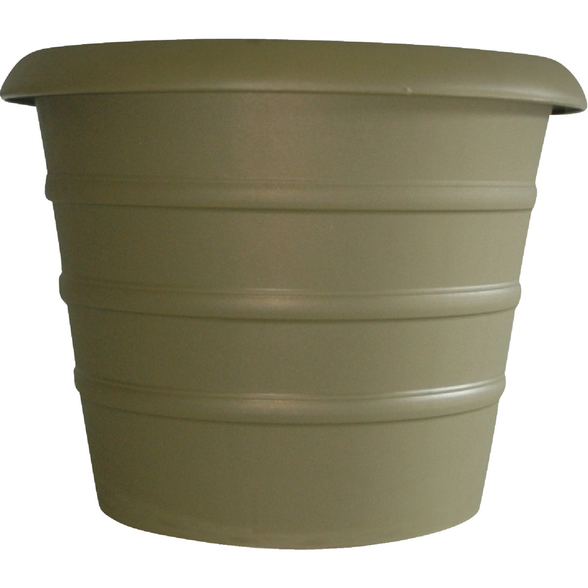 Myers Marina 8 In. Dia. Slate Green Poly Flower Pot
