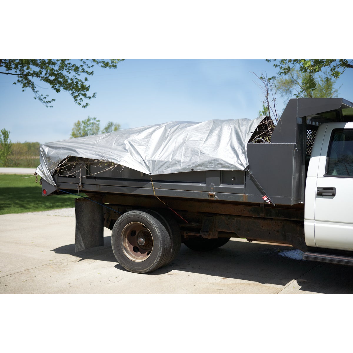 Do it Best Silver Woven 9 Ft. x 12 Ft. Heavy Duty Poly Tarp