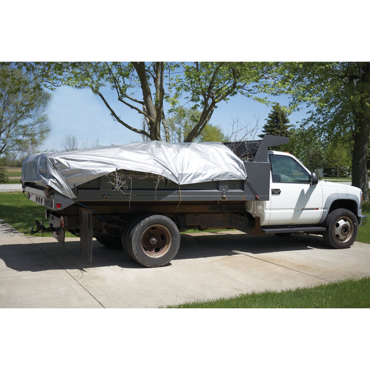 Do it Best Silver Woven 9 Ft. x 12 Ft. Heavy Duty Poly Tarp