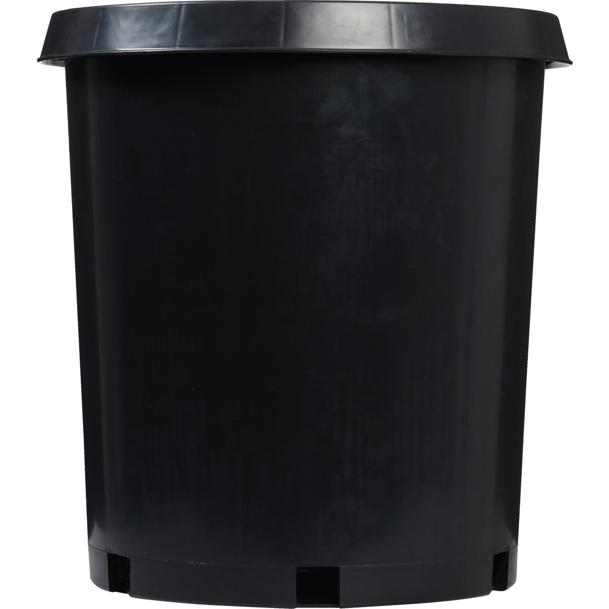 Myers 7 Gal. 14-1/2 In. H. x 12-3/4 In. Dia. Black Poly Flower Pot