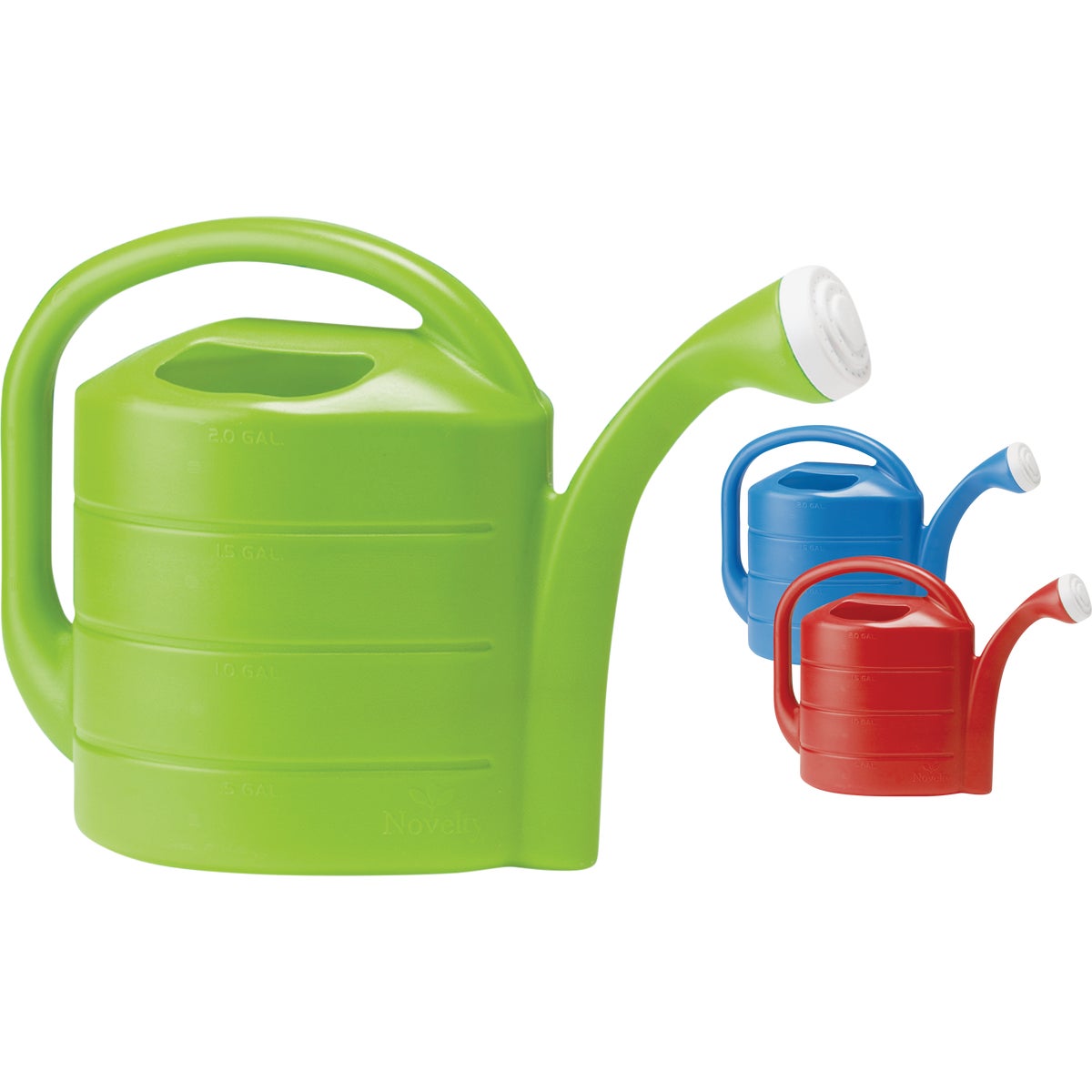 Novelty 2 Gal. Red, Blue, or Green Poly Watering Can