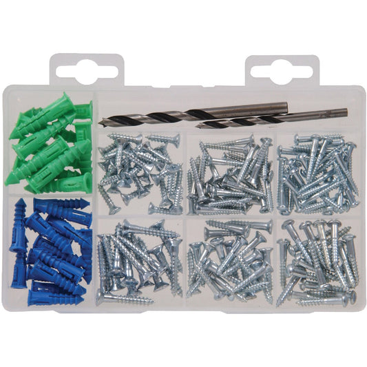 Hillman The Fastener Center Screw and Fastener Assortment Kit (168 Pcs.)