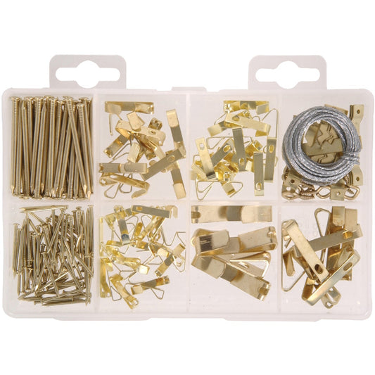 Hillman The Fastener Center Steel Picture Hanger Fastener Assortment Kit (206 Pcs.)