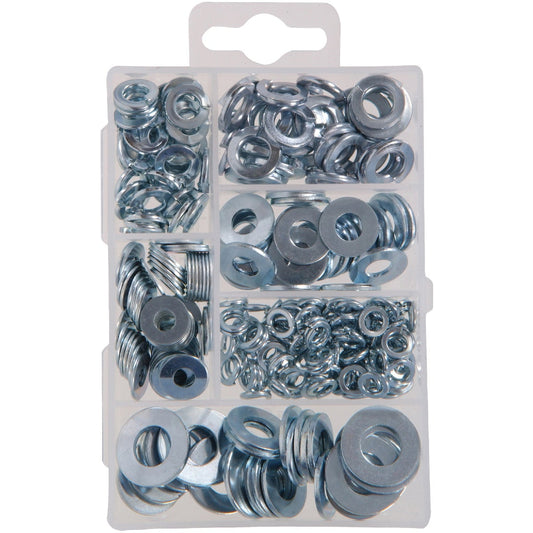 Hillman Steel Flat Lock & Washer Assortment (277 Pcs.)