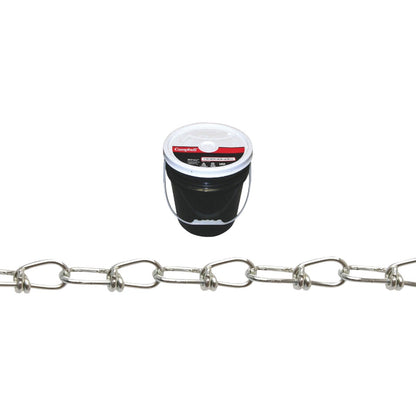 Campbell #2/0 350 Ft. Zinc-Plated Low-Carbon Steel Coil Chain