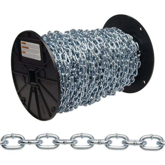 Campbell #2 125 Ft. Zinc-Plated Low-Carbon Steel Coil Chain