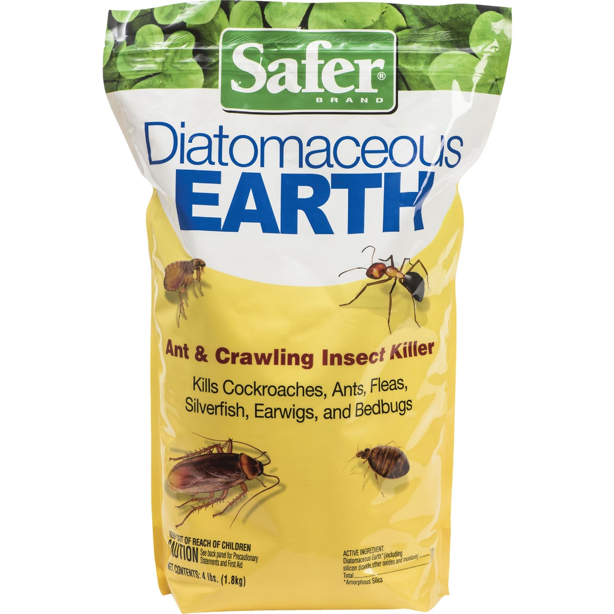 Safer 4 Lb. Ready To Use Powder Diatomaceous Earth Crawling Insect Killer