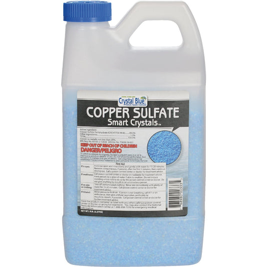 Crystal Blue 5 Lb. Copper Sulfate Smart Crystals 1-Acre Coverage Area Moss & Algae Killer