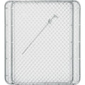 Midwest Air Tech Double Drive 114 In. W. x 72 In. H. Chain Link Gate