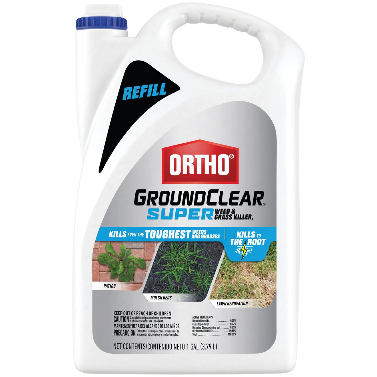 Ortho GroundClear Super 1 Gal. Ready To Use Refill Weed & Grass Killer