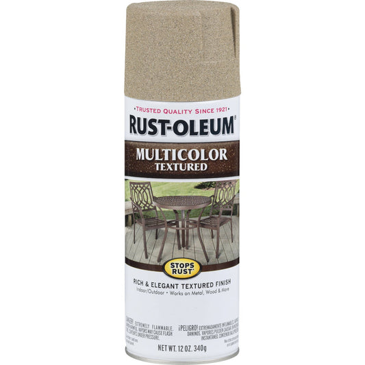 Rust-Oleum Stops Rust MultiColor 12 Oz. Textured Spray Paint, Desert Bisque