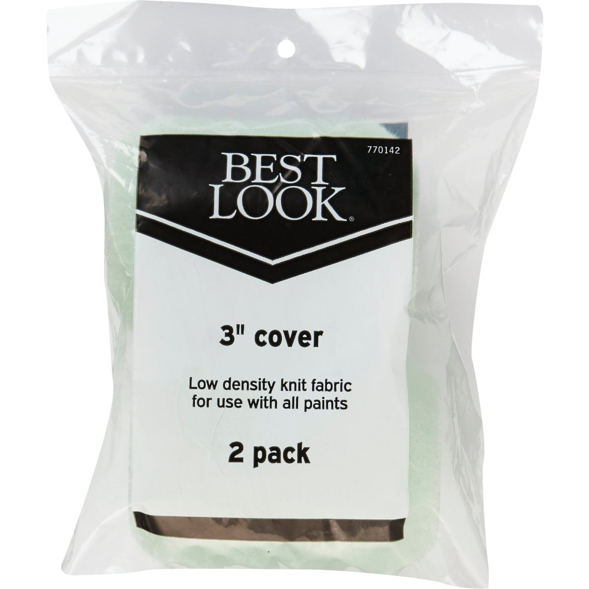 Best Look 3 In. x 3/8 In. Knit Fabric Roller Cover (2-Pack)