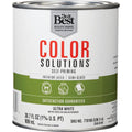Do it Best Color Solutions Latex Self-Priming Semi-Gloss Interior Wall Paint, Ultra White, 1 Qt.