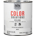 Do it Best Color Solutions Latex Self-Priming Flat Ceiling Paint, White, 1 Qt.