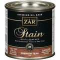 ZAR Oil-Based Wood Stain, Premium Teak, 1/2 Pt.