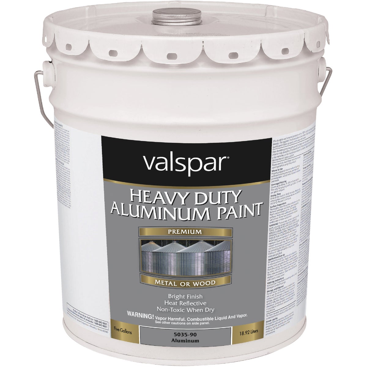 Valspar 5 Gal Aluminum HD Resin Finish Aluminum Paint