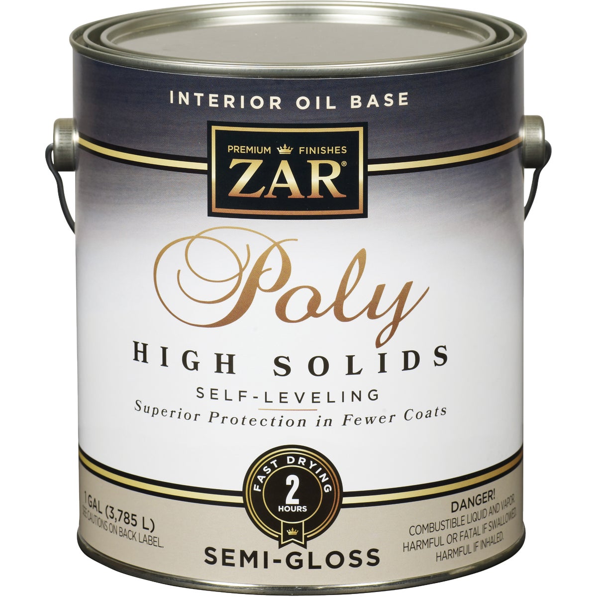 ZAR VOC Semi-Gloss Classic Wood Finish Interior Polyurethane, 1 Gal.