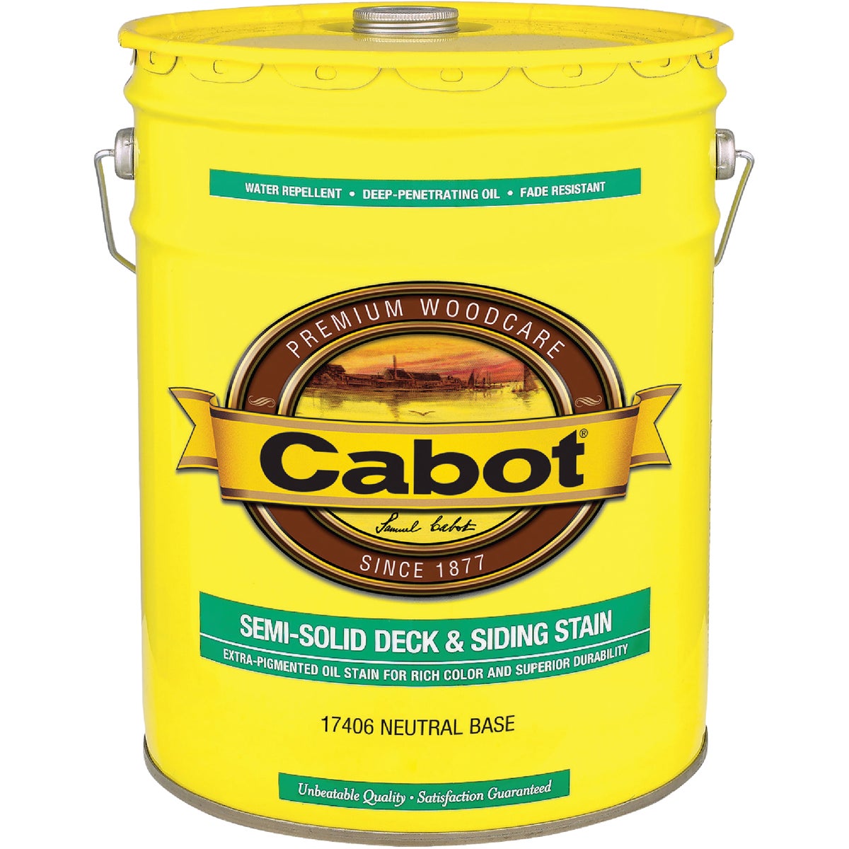 Cabot VOC Semi-Solid Deck & Siding Stain, Neutral Base, 5 Gal.