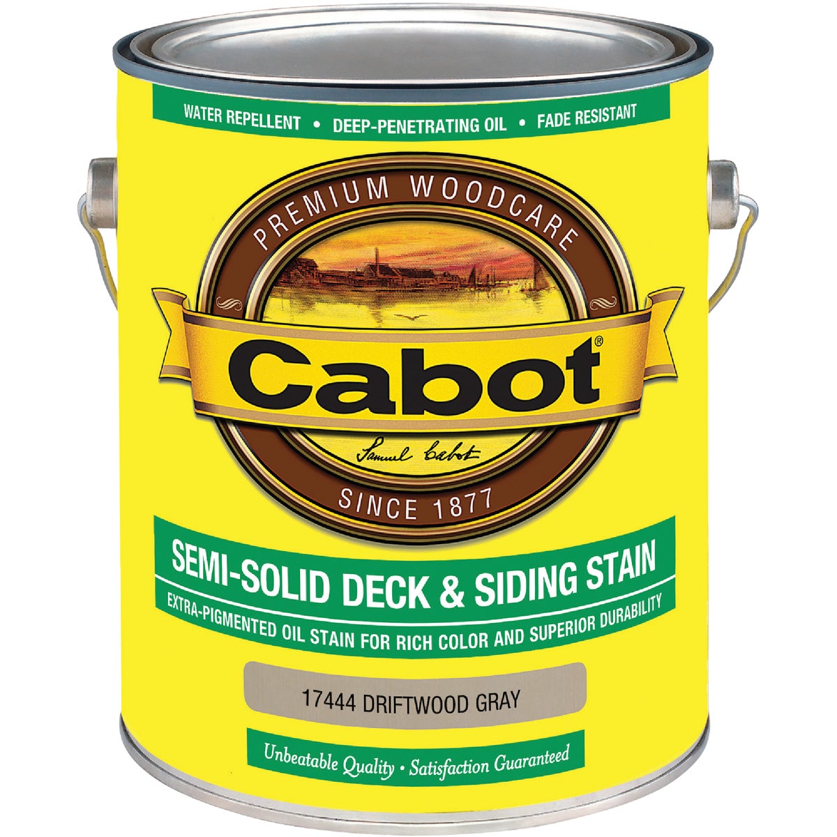 Cabot VOC Semi-Solid Deck & Siding Stain, Driftwood Gray, 1 Gal.