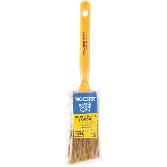 Wooster Amber Fong 1-1/2 In. Angle Sash Paint Brush