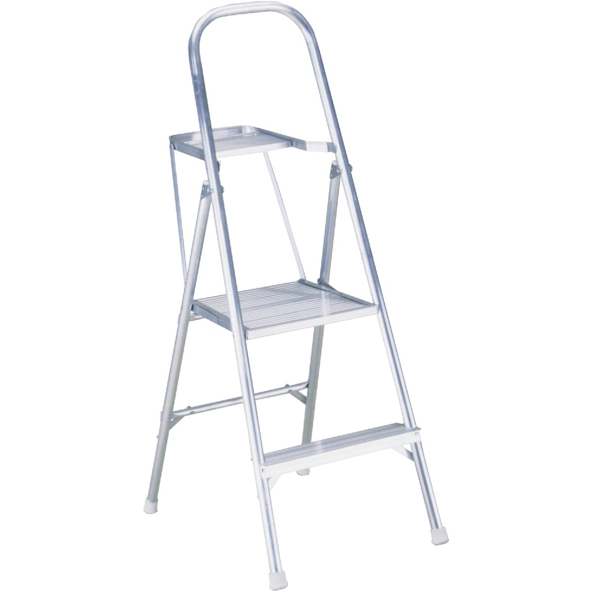 Werner 8 Ft. Reach Tubular Aluminum Platform Ladder with 200 Lb. Load Capacity Type III Ladder Rating