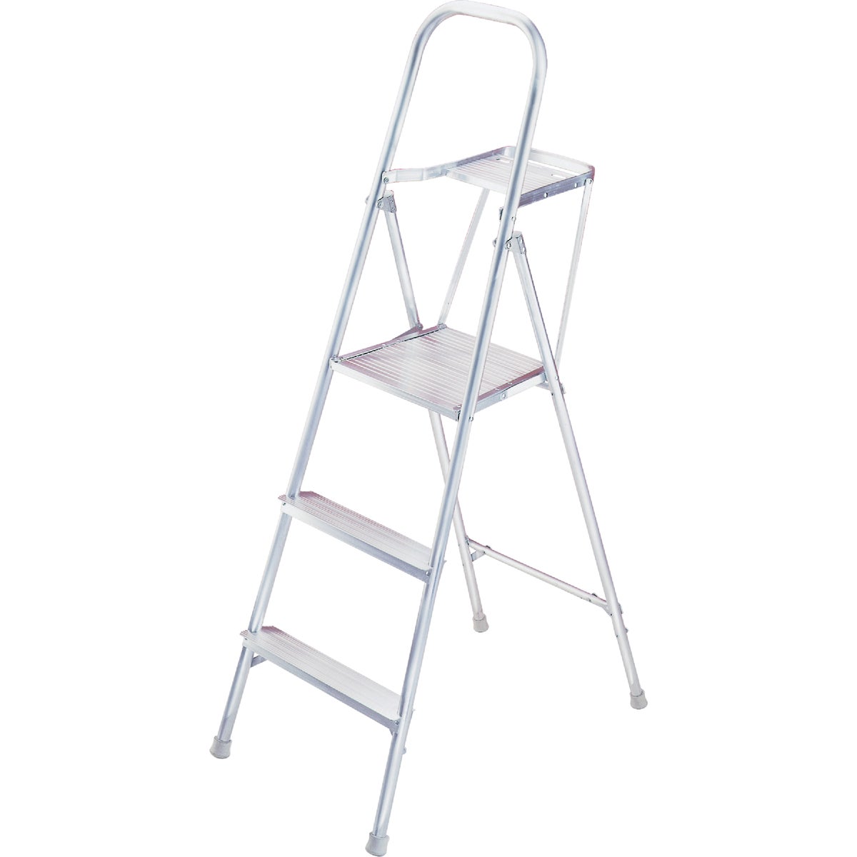 Werner 9 Ft. Reach Tubular Aluminum Platform Ladder with 200 Lb. Load Capacity Type III Ladder Rating