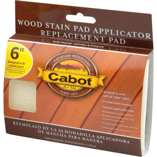 Cabot Synthetic Fabric 6 In. Stain Pad Applicator