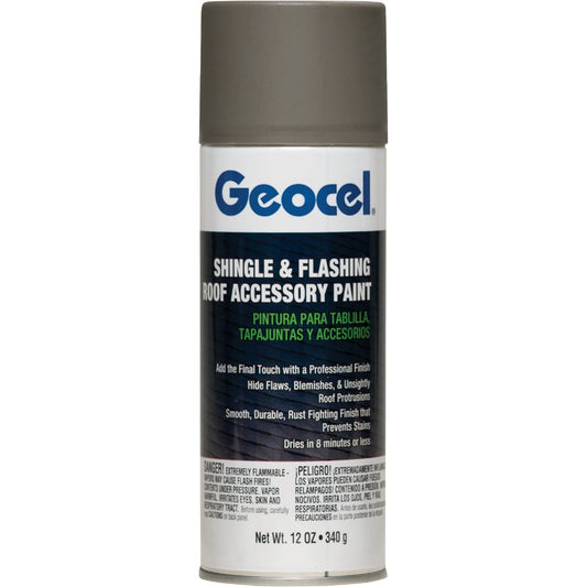 Geocel Weathered Wood Shingle and Flashing Accessory Spray Paint