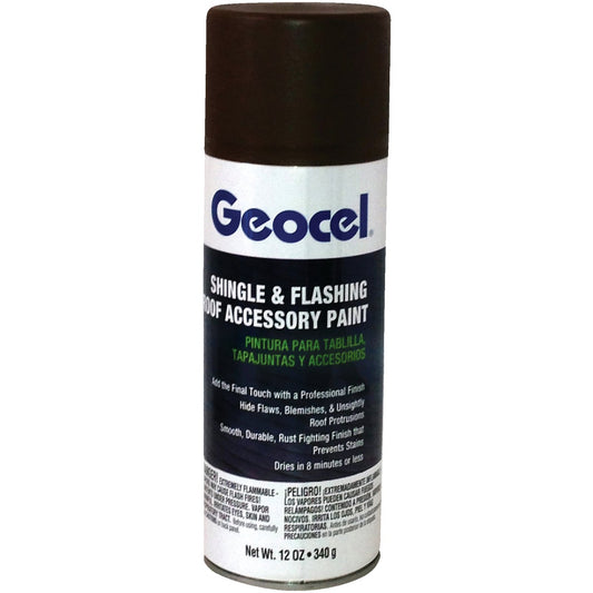 Geocel Charcoal Shingle and Flashing Accessory Spray Paint