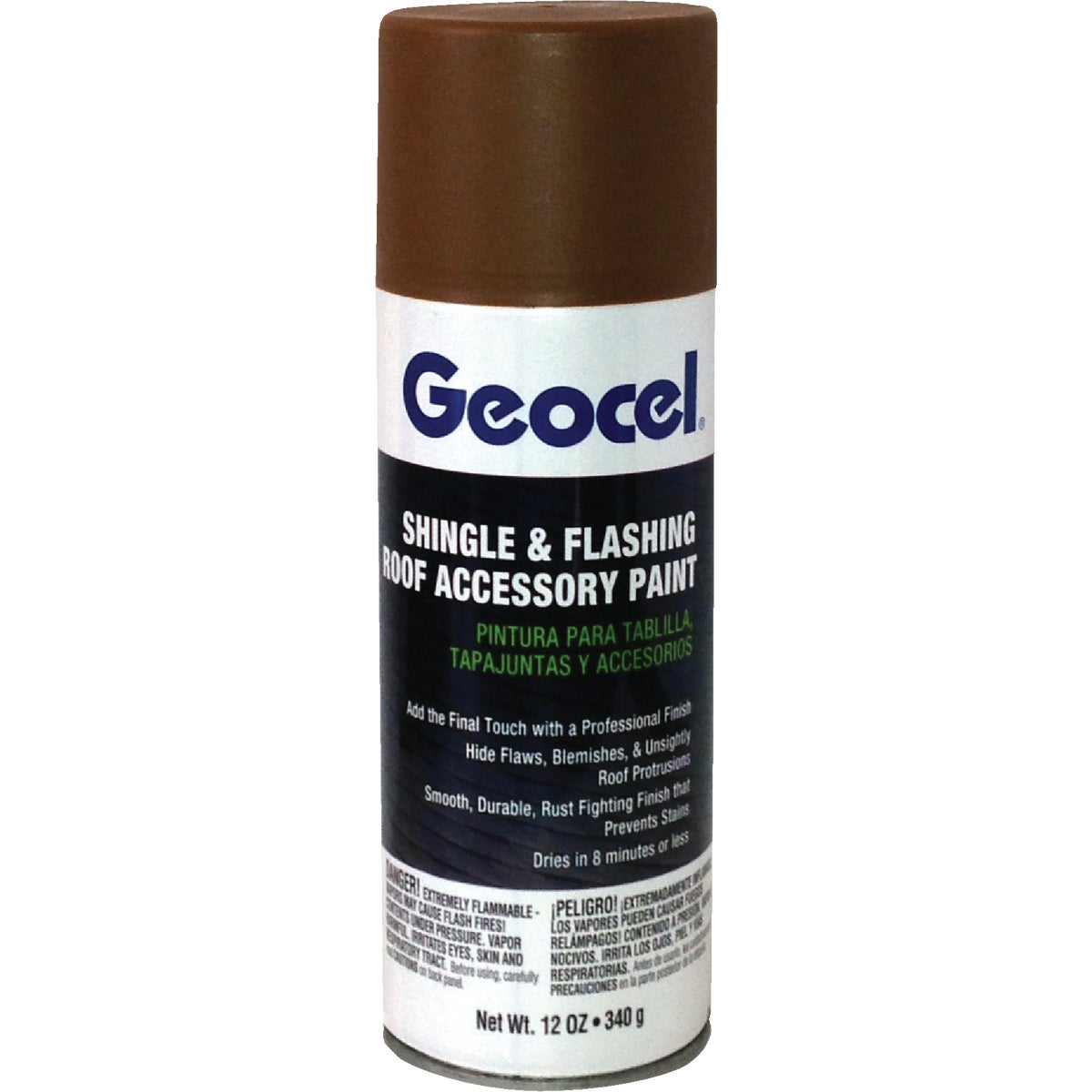 Geocel Hickory Shingle and Flashing Accessory Spray Paint