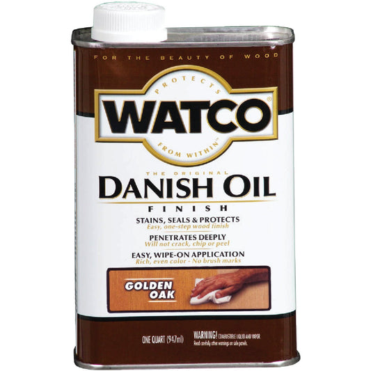 Watco Danish 1 Qt. Low VOC Golden Oak Oil Finish