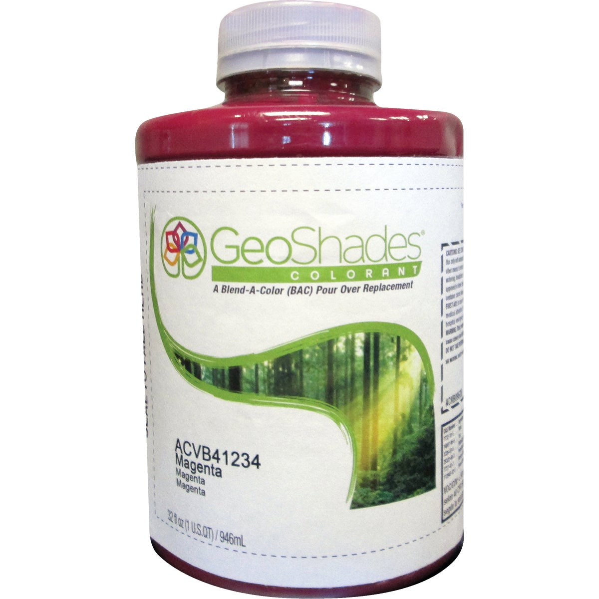 GeoShades BAC Paint Colorant, Magenta, 1 Qt.