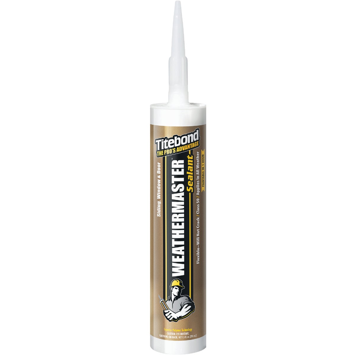 Titebond WeatherMaster 10 Oz. Polymer Sealant, 43991 Crystal Clear