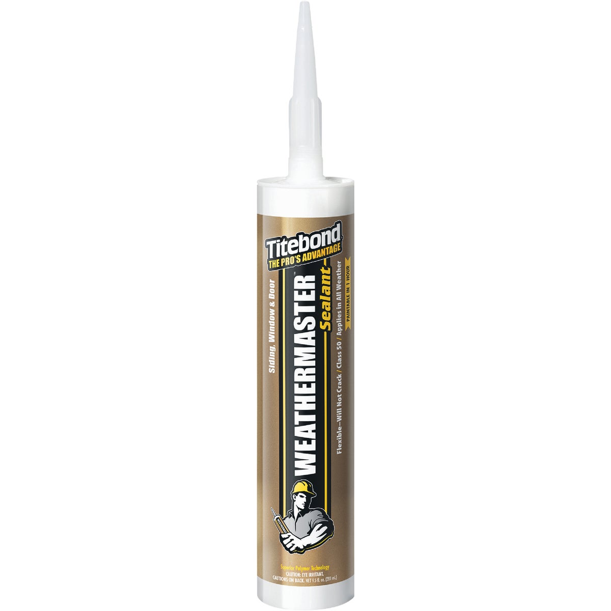 Titebond WeatherMaster 10 Oz. Polymer Sealant, 44031 Black