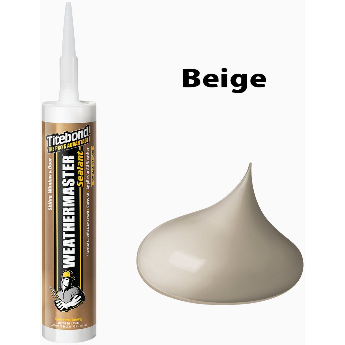 Titebond WeatherMaster 10 Oz. Polymer Sealant, 46031 Beige