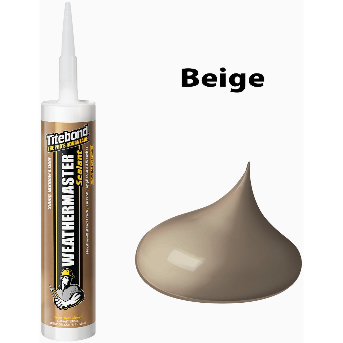 Titebond WeatherMaster 10 Oz. Polymer Sealant, 45751 Beige