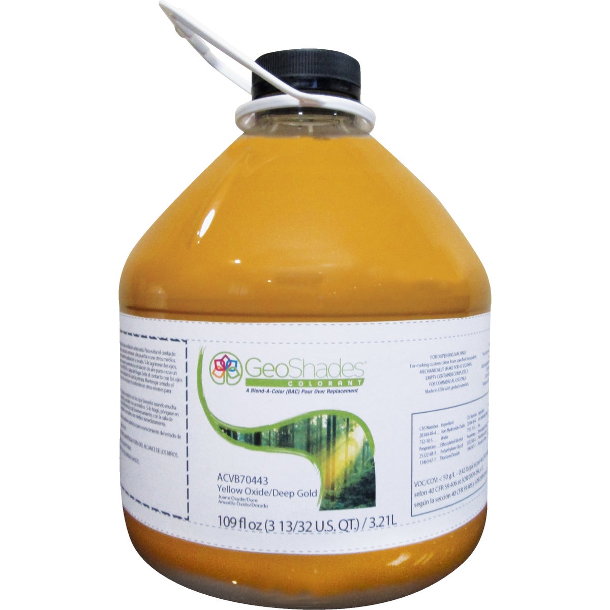 GeoShades BAC Paint Colorant, Yellow Oxide, 1 Gal.