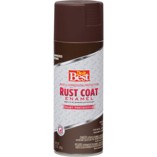 Do it Best Rust Coat Brown 12 Oz. Anti-Rust Spray Paint