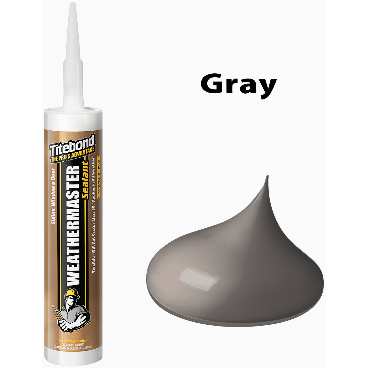 Titebond WeatherMaster 10 Oz. Polymer Sealant, 46601 Gray