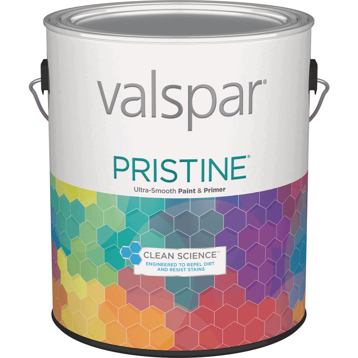 Valspar Pristine 100% Acrylic Paint & Primer Matte Interior Wall Paint, White, 1 Gal.