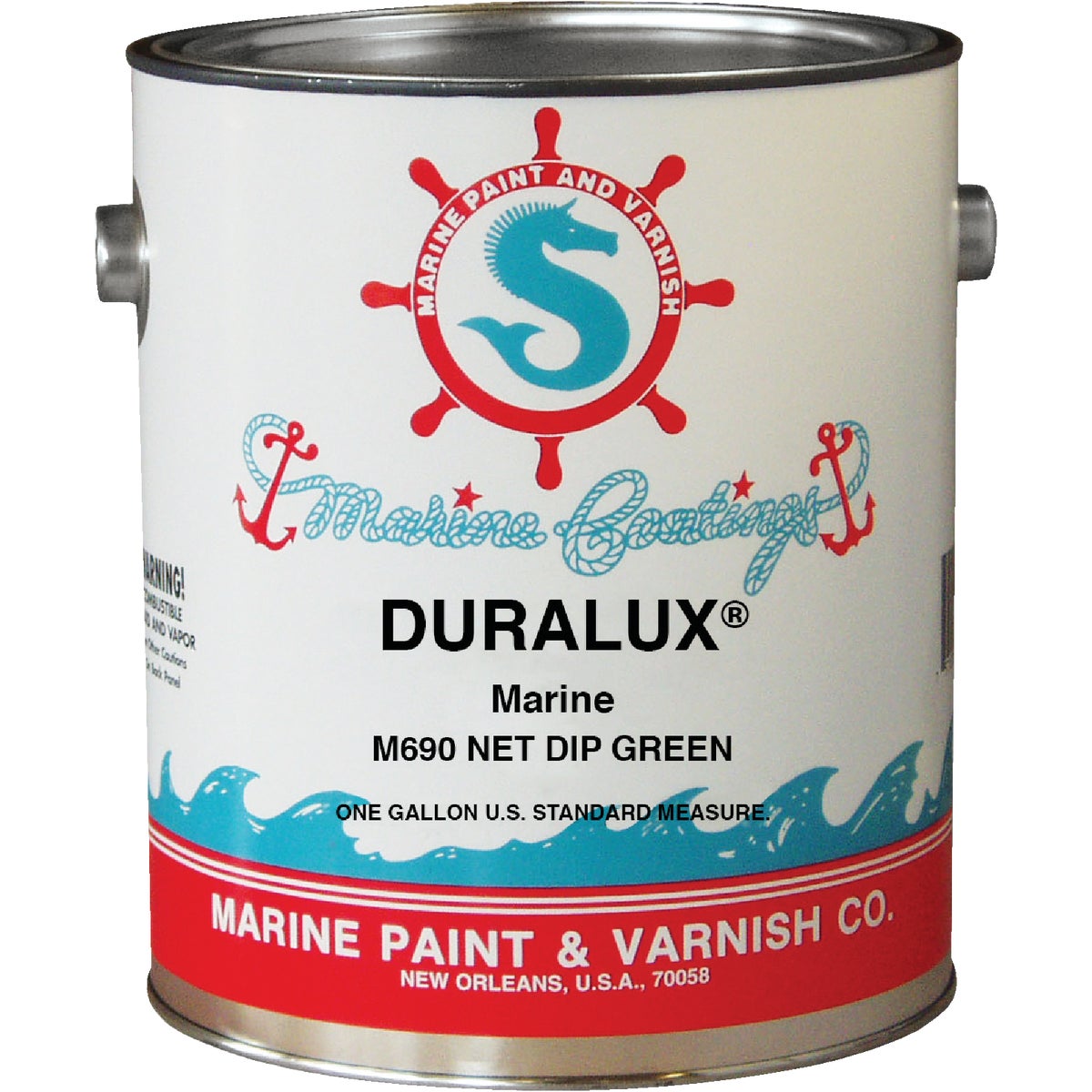 DURALUX Marine Plastic Net Dip Enamel, Green, 1 Gal.