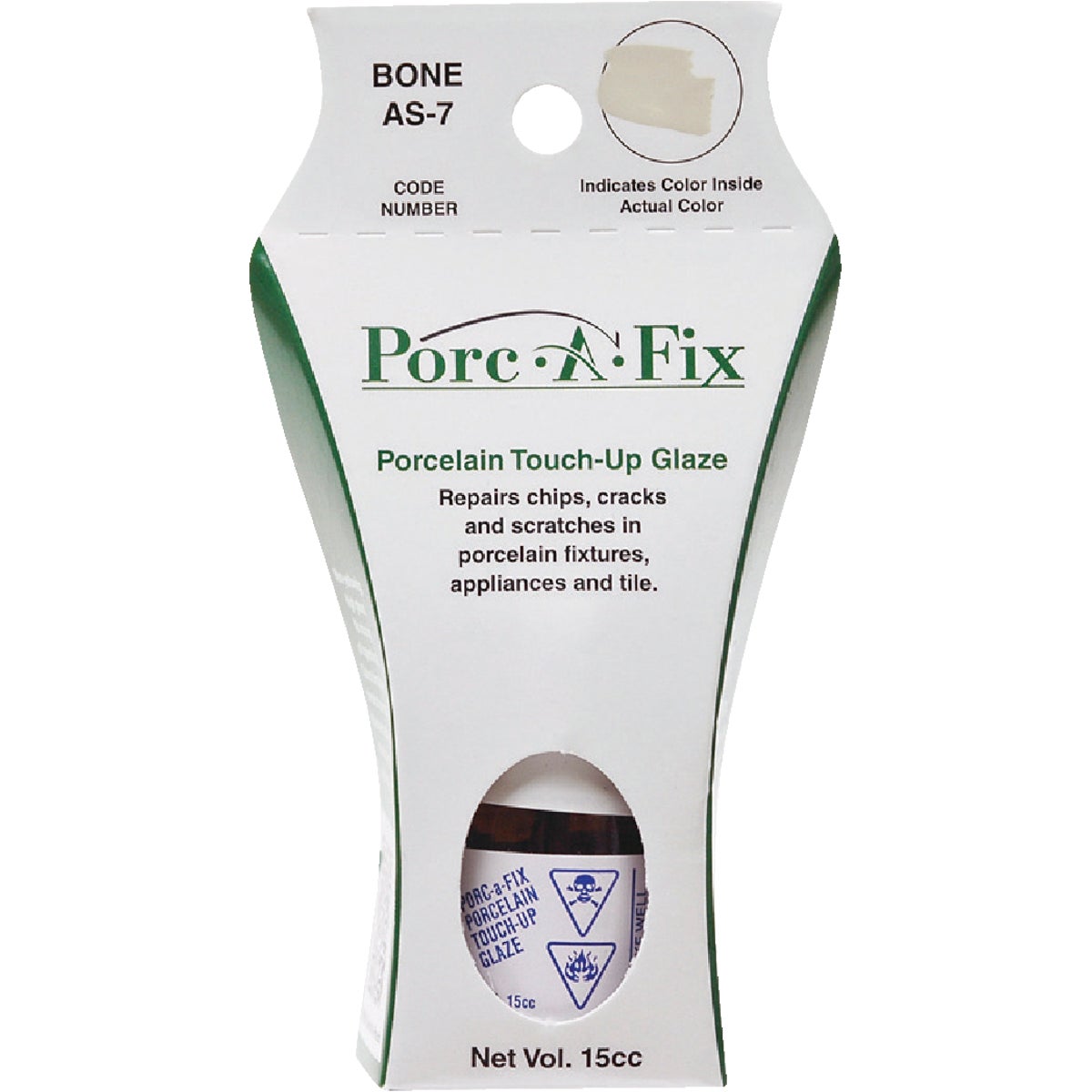 Fixture-Fix Porc-A-Fix Porcelain Touch-up Paint, American Standard Bone, 15cc