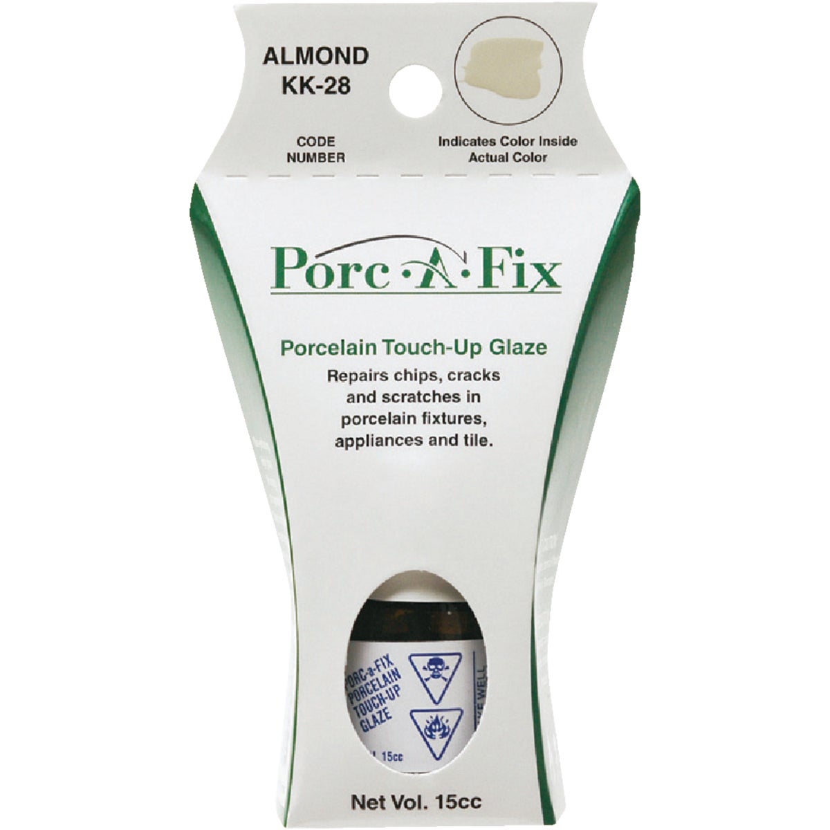 Fixture-Fix Porc-A-Fix Kohler Almond Porcelain Touch-up Paint, 15cc