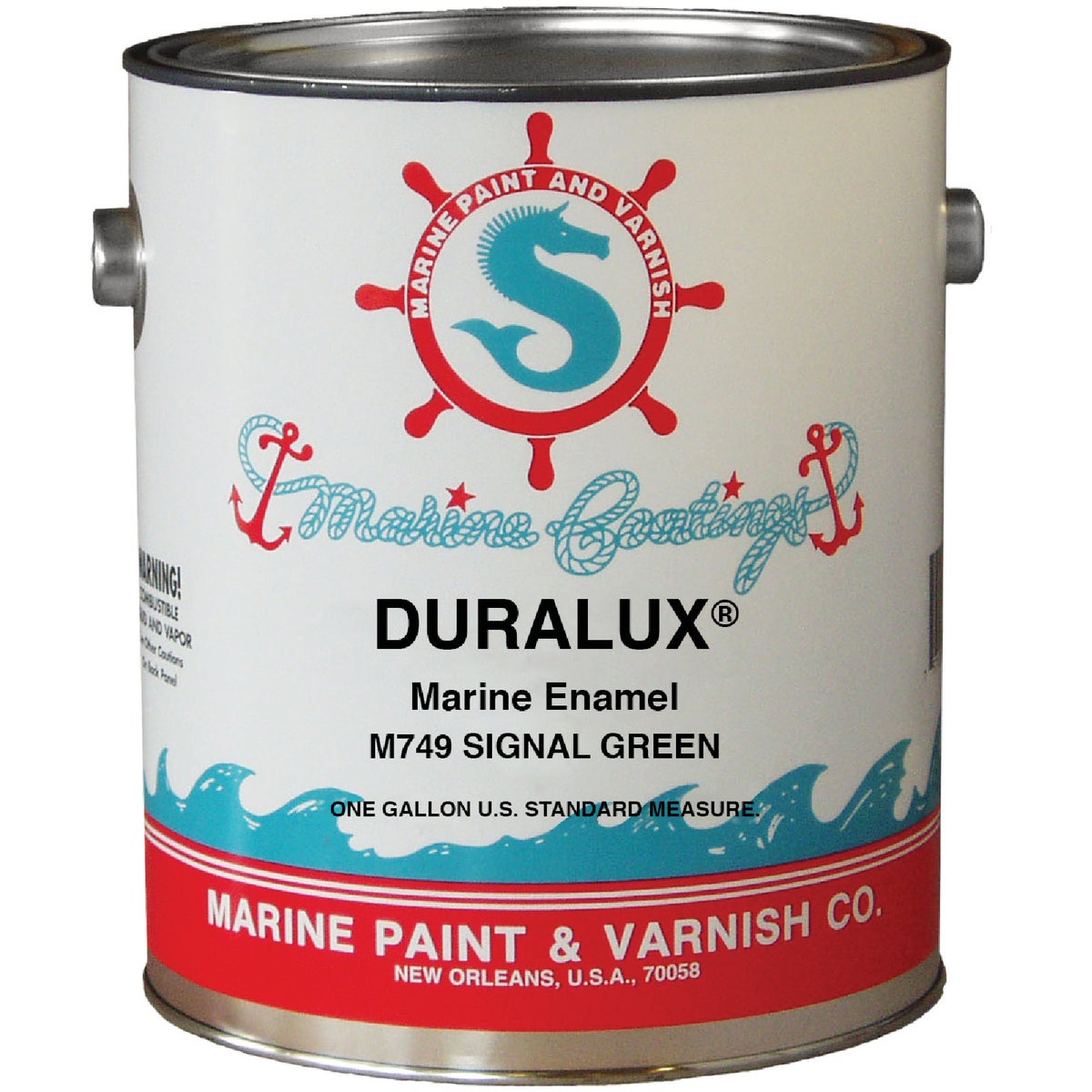 DURALUX Gloss Marine Enamel, Signal Green 1 Gal.