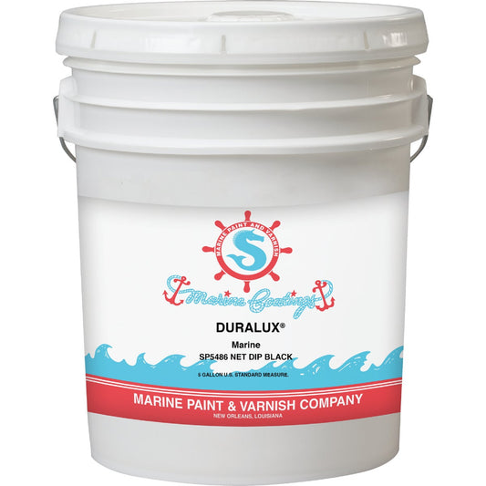 DURALUX Marine Net Plastic Dip Enamel, Black, 1 Gal.