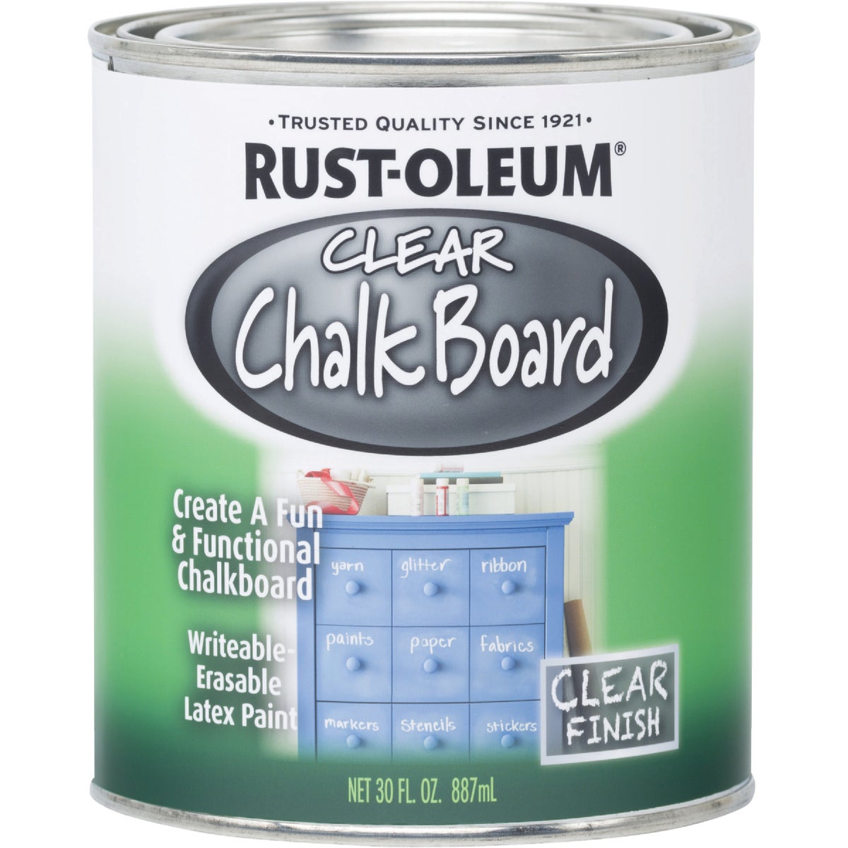 Rust-Oleum Clear Quart Flat Chalk Board Paint