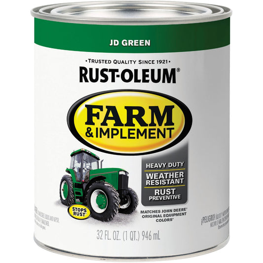 Rust-Oleum 1 Quart JD Green Gloss Farm & Implement Enamel