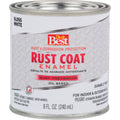 Do it Best Rust Coat Oil-Based Gloss Enamel, White, 1/2 Pt.